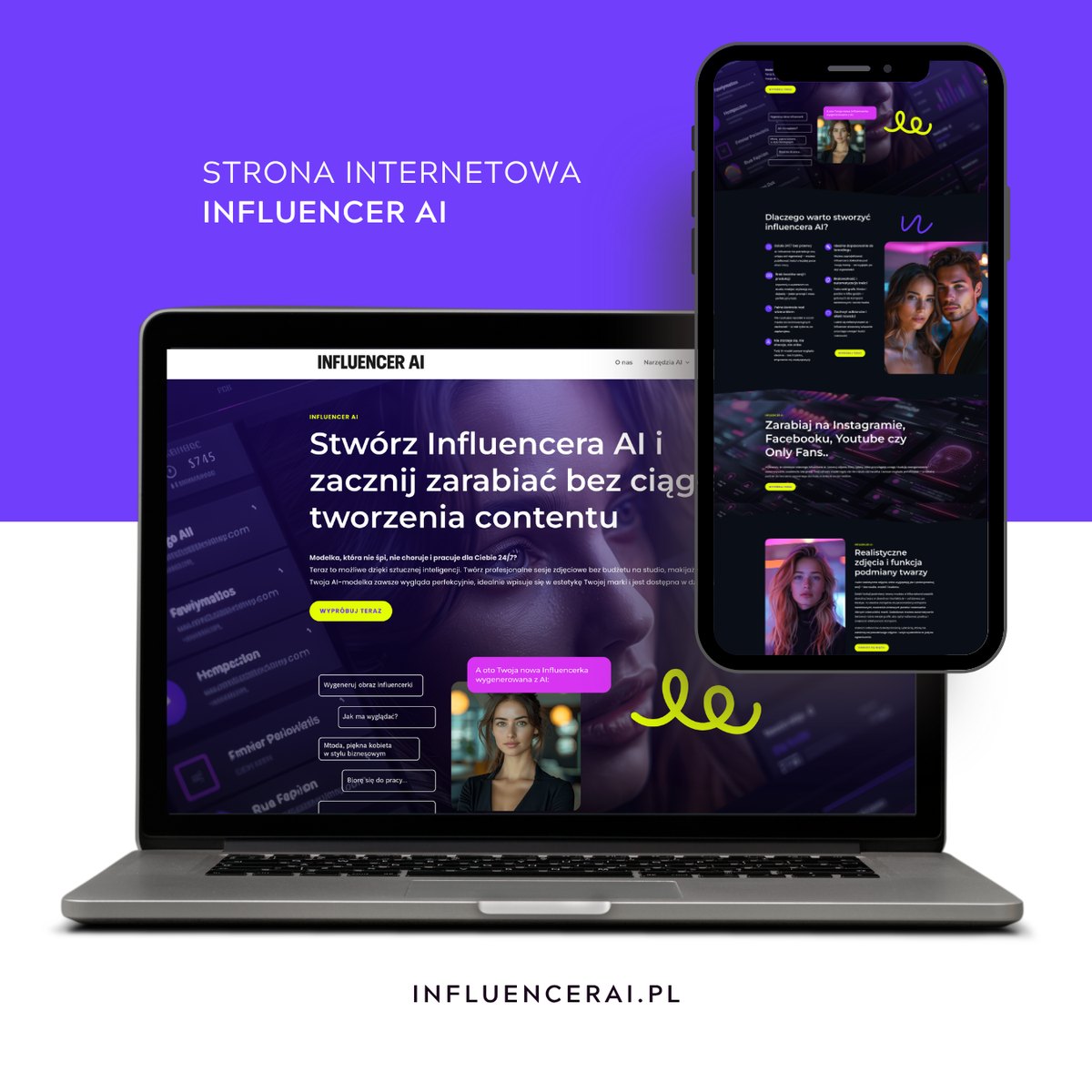 Strona Influencer AI
