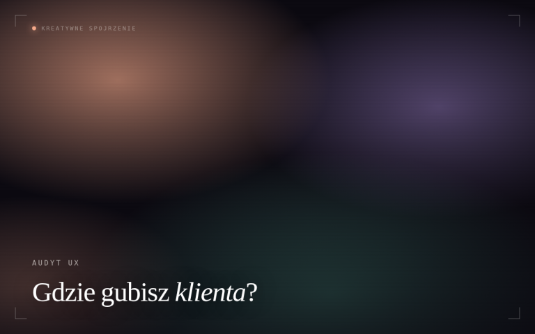 Audyt UX witryny internetowej